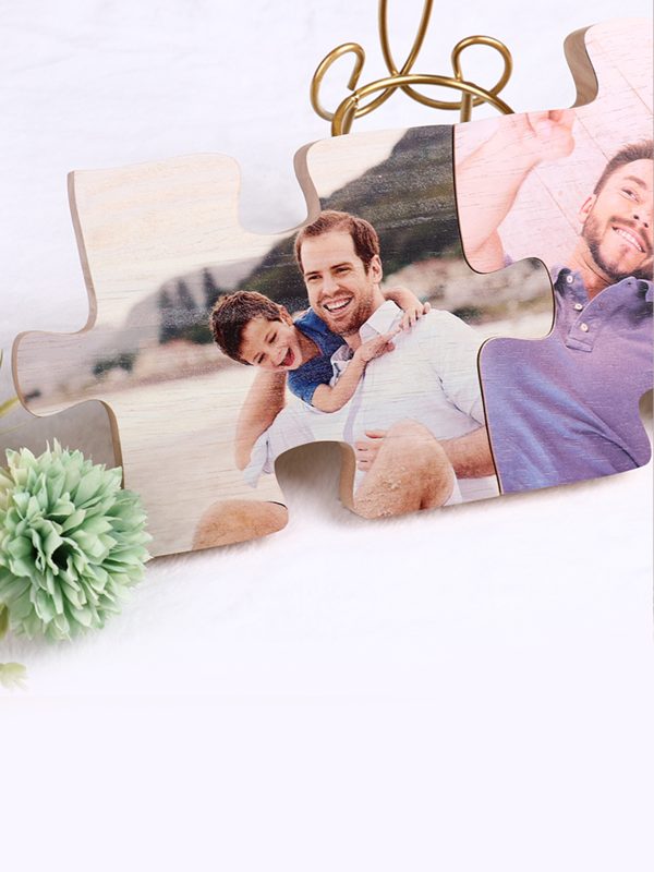 UnusualStandout #59 Personalized Jigsaw Photo Frame Decoration