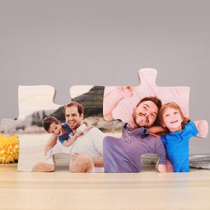 UnusualStandout #59 Personalized Jigsaw Photo Frame Decoration