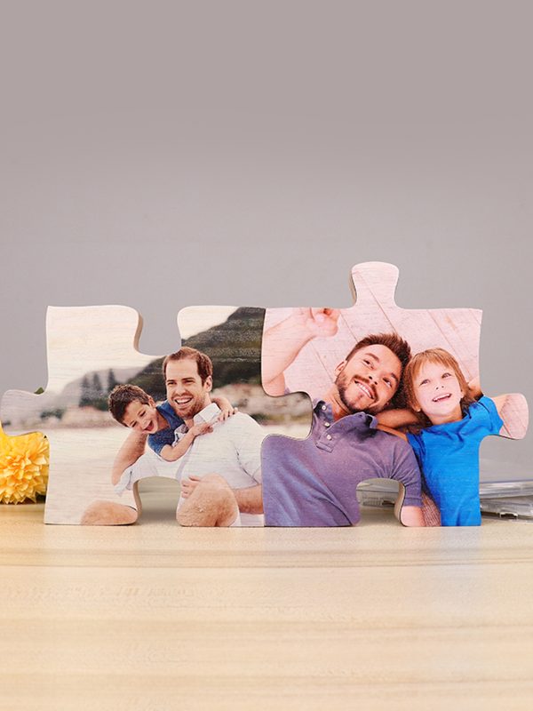 UnusualStandout #59 Personalized Jigsaw Photo Frame Decoration