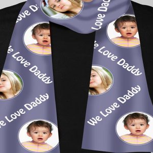 UnusualStandout #65 Personalized Custom Picture Scarf Unisex