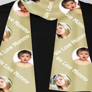 UnusualStandout #65 Personalized Custom Picture Scarf Unisex