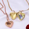 UnusualStandout #65 Personalized Heart Locket Necklace with Fingerprint