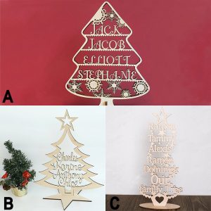 UnusualStandout #69 Personalized Name Christmas Tree