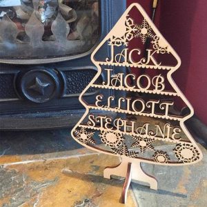 UnusualStandout #69 Personalized Name Christmas Tree