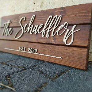 UnusualStandout #71 Personalized Wooden Name Tags