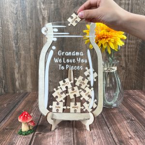 UnusualStandout #73 Personalized Name Puzzle Jar