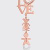 UnusualStandout #74 Personalized Engraved Name Necklace with LOVE