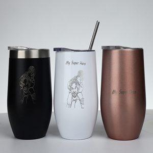 UnusualStandout #75 Personalized Creative Photo Thermos Mug