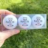 UnusualStandout #81 Personalized Couples Golf Name and Date Golf Ball