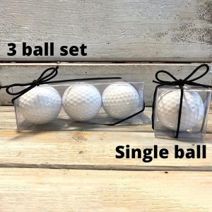 UnusualStandout #81 Personalized Couples Golf Name and Date Golf Ball