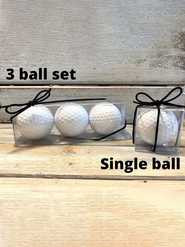 UnusualStandout #81 Personalized Couples Golf Name and Date Golf Ball