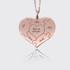 UnusualStandout #87 Personalized Heart Puzzle Necklace