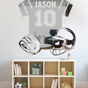 UnusualStandout #92 Personalized Baseball Player LED Mirror Light