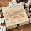 UnusualStandout #94 Custom Pet Portrait Wooden Box