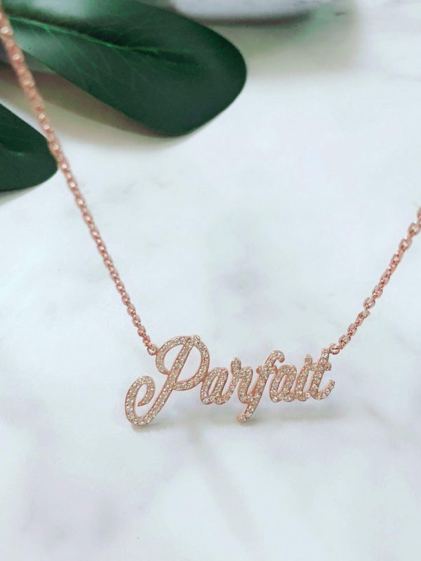 UnusualStandout #95 Personalized Name Necklace With Studded Birthstone