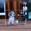 UnusualStandout #98 Customized Pet Memorial Photo 2D Crystal Souvenir Birthday Gift