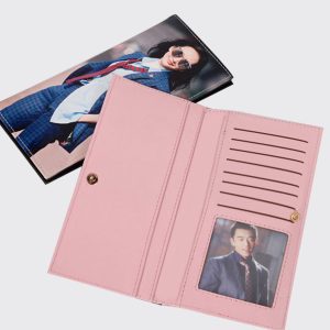 UnusualStandout #512 Personalized Photo Leather Folding Wallet