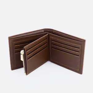 UnusualStandout #522 Personalized Puzzle Leather Tri-fold Wallet