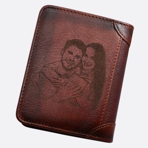 UnusualStandout #528 Customized Long Large Capacity Men's Photo Wallet