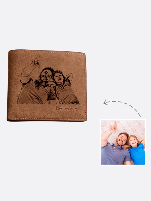 UnusualStandout #531 Men's Custom PU Photo Wallet