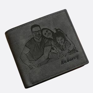 UnusualStandout #531 Men's Custom PU Photo Wallet