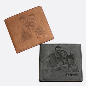 UnusualStandout #531 Men's Custom PU Photo Wallet