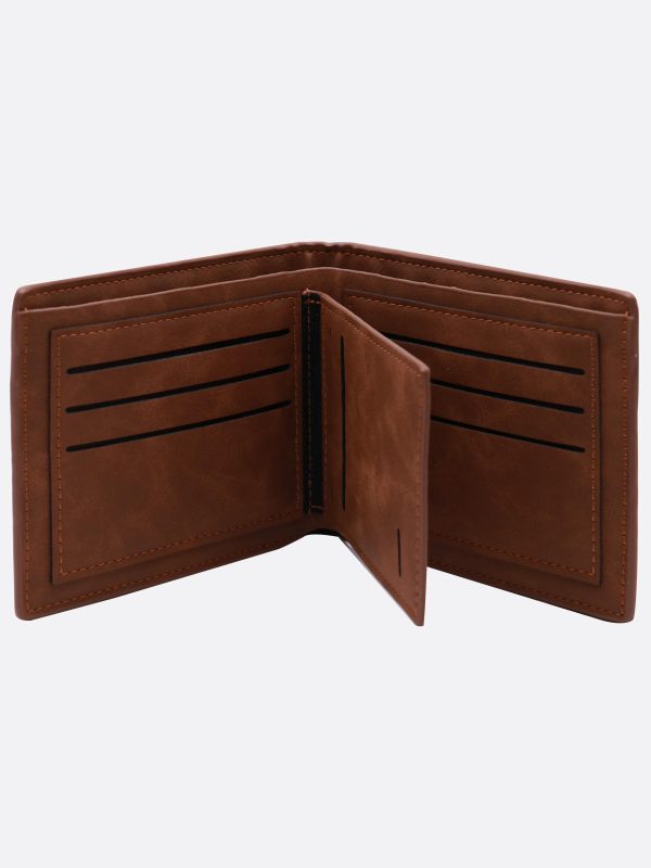 UnusualStandout #534 Personalized Vintage Soft Leather Men's Trifold Wallet