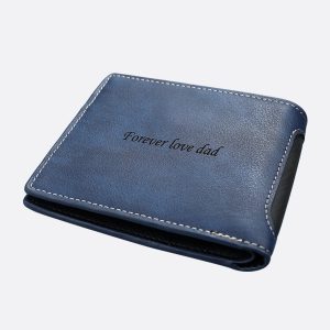 UnusualStandout #557 Customized horizontal casual stitching men's wallet