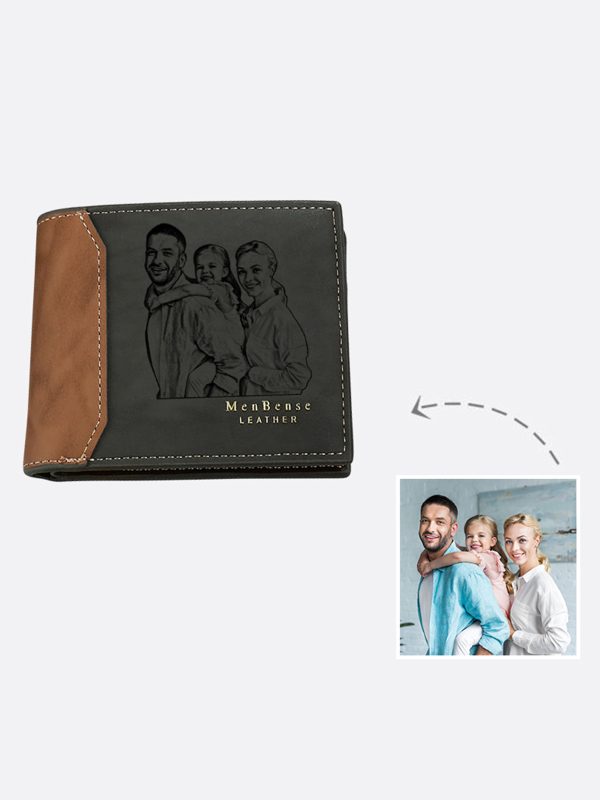 UnusualStandout #558 Custom Photo Men's Wallet