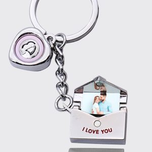 UnusualStandout #598 I Love You Vocal Bag Photo Keychain