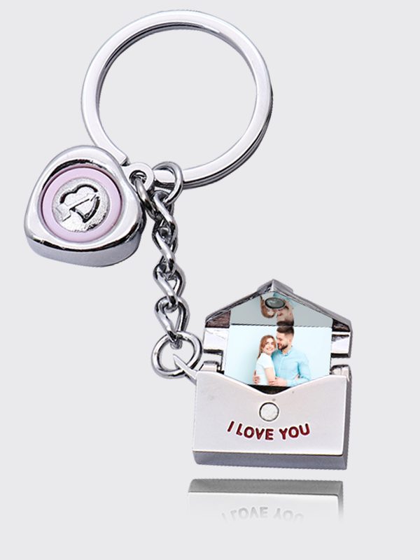 UnusualStandout #598 I Love You Vocal Bag Photo Keychain