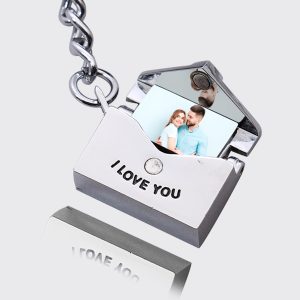 UnusualStandout #598 I Love You Vocal Bag Photo Keychain