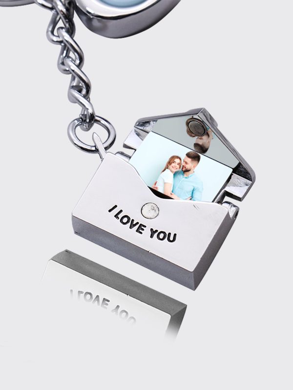 UnusualStandout #598 I Love You Vocal Bag Photo Keychain