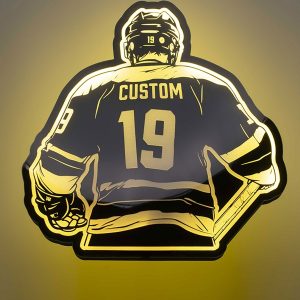 UnusualStandout #662 Personalized Hockey Name Sign Decorative Light