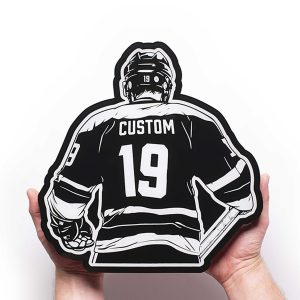 UnusualStandout #662 Personalized Hockey Name Sign Decorative Light