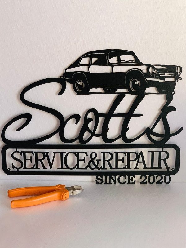 UnusualStandout #667 Personalized Auto Service and Repair Name Tags