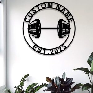 UnusualStandout #672 Personalized Gym Metal Signs