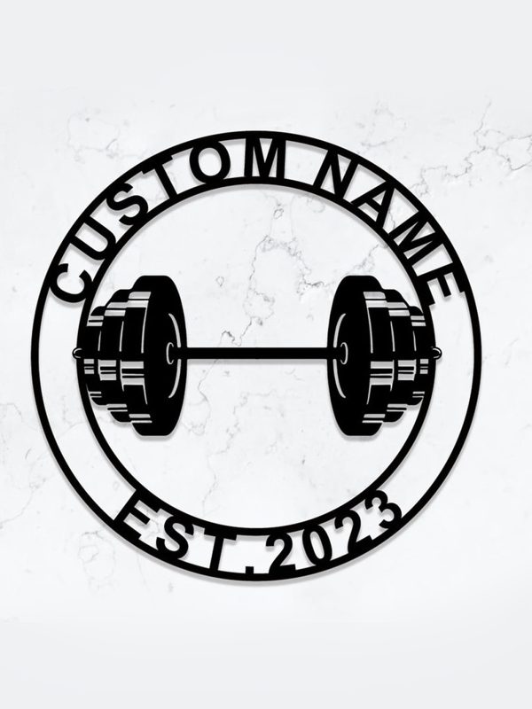 UnusualStandout #672 Personalized Gym Metal Signs