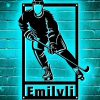 UnusualStandout #676 Personalized Hockey Metal Sign