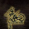 UnusualStandout #678 Personalized Motocross Art Lights