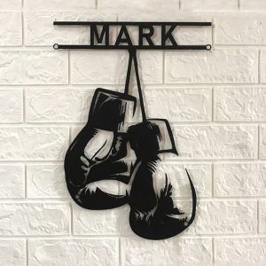 UnusualStandout #688 Personalized Boxing Glove Metal Sign