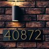 UnusualStandout #700 Personalized Metal House Number Sign