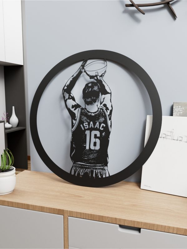 UnusualStandout #706 Personalized Basketball Player Metal Sign