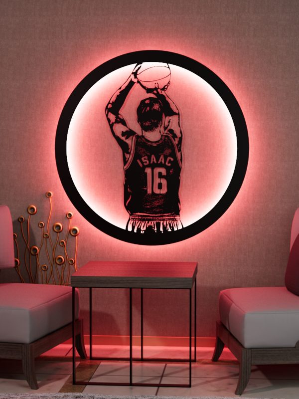 UnusualStandout #706 Personalized Basketball Player Metal Sign