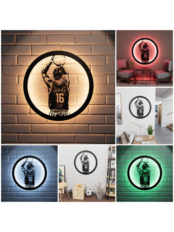 UnusualStandout #706 Personalized Basketball Player Metal Sign