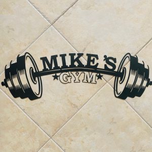 UnusualStandout #733 Personalized Gym Metal Sign