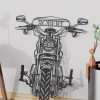 UnusualStandout #741 Personalized Motorcycle Helmet Rack Sign