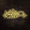 UnusualStandout #743 Personalized Bicycle Heartbeat Metal Sign