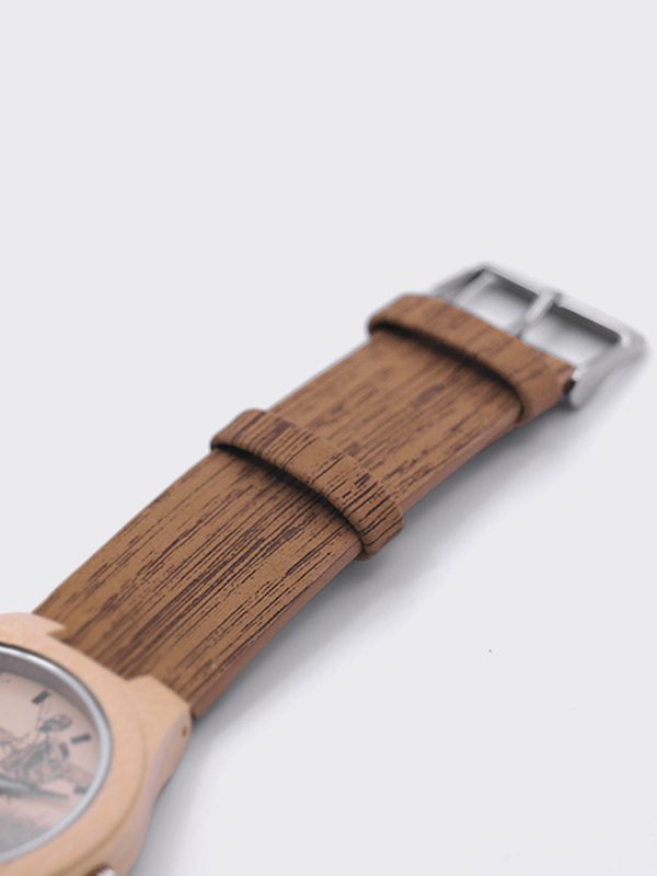 UnusualStandout #750 Personalized Photo Wooden Watch