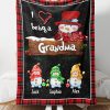 UnusualStandout #777 Personalized Snowman Blanket Granny Blanket